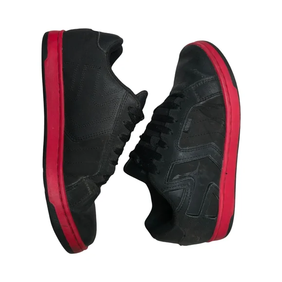 Y2K Etnies Metal Mulisha Skull Puffy Black Skate Shoes Sz 10 Mens Skater - Picture 4 of 9